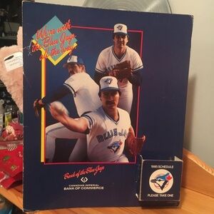 1985 Blue Jays schedule display